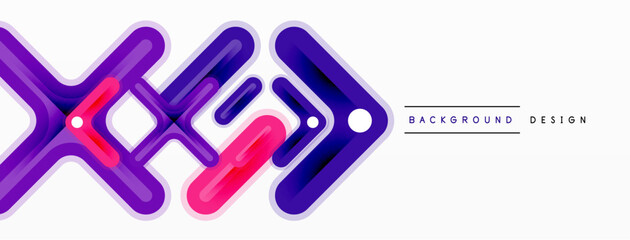 Minimal geometric background cross line. Design for wallpaper, banner, background, landing page, wall art, invitation, prints, posters