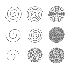  various editable spiral stroke collection © hafid