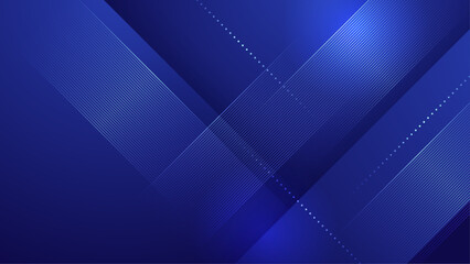 Obraz premium Modern abstract gradient dark navy blue banner background