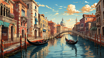 the iconic canals of Venice