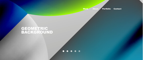 Overlapping circles abstract background template