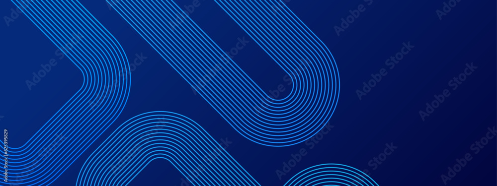 Poster modern dark blue banner background abstract geometric pattern light. abstract blue background banner