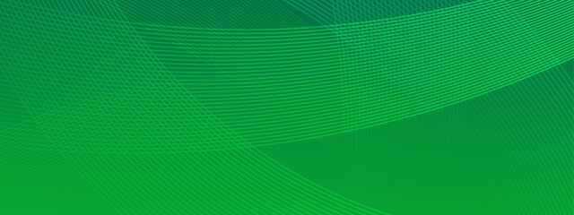 Abstract green vector background with lines.