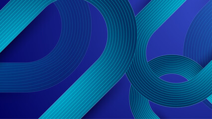blue color curves lines waves abstract background
