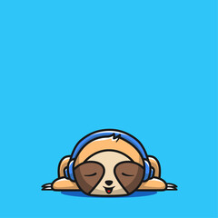 lazy sleeping sloth