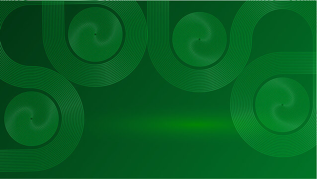 Awards background green golden royal. Lines growing elegant shine spark. Luxury premium corporate abstract design template. Classic shape post. Center led screen visual. Lights fireworks