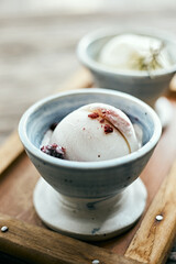  Homemade delicious yogurt Blueberry ice cream