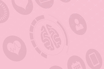 Digital png illustration of science and medicine icons on transparent background