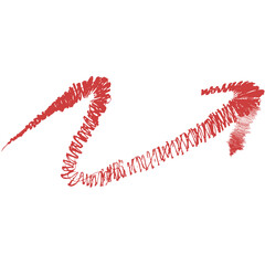 Digital png illustration of red shapes on transparent background