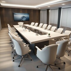 Conference room with chairs