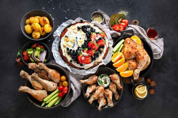 Family dinner concept.