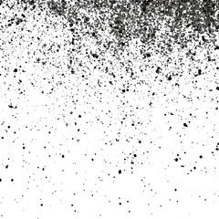 Grunge overlay texture. Monochrome abstract splattered background.