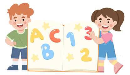 Children's educational illustration illustration children's day