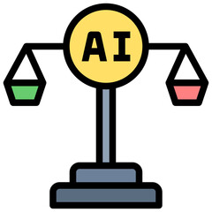 ethics filled outline style icon