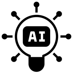 creative glyph style icon