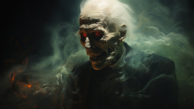 old man vampire demon of death.