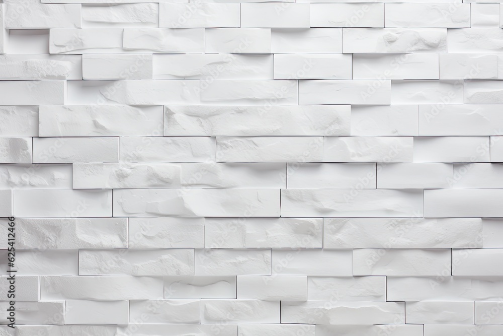 Poster a background image with an abstract design featuring a white brick wall.