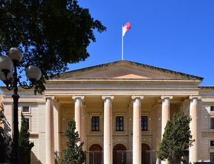 Historical Building in the Old Town of Valletta, the Capital of Malta