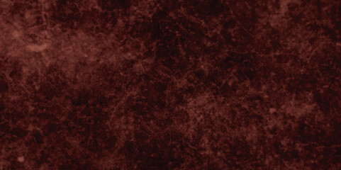 Red backdrop grunge background with vignette Scary horror concrete wall. dark red wall with blood splatter for halloween background.