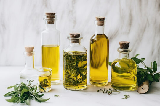 Preparing and cooking with plant-based oils, such as olive oil or coconut oil.