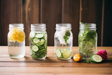 Sugar-free beverages, like herbal infusions or sparkling water. 