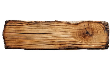 A piece of wood empty sign illustration ,Isolated PNG