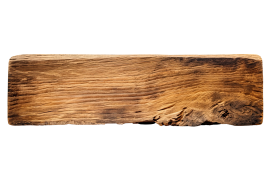 A piece of wood empty sign illustration ,Isolated PNG