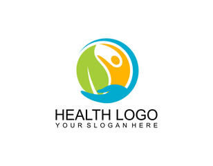 health logo design illustration vector template