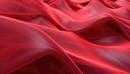 Abstract red wireframe abstract 3D render wallpapper, Background
