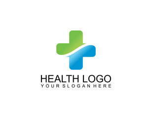 Fototapeta premium Medical pharmacy logo design template.- vector illustrator