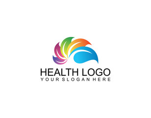 Leaf logo for health and medical