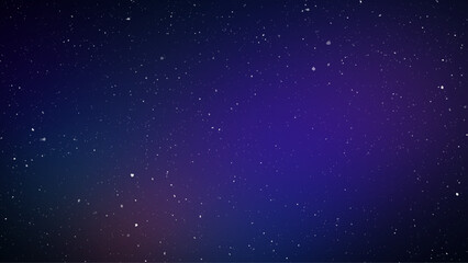 Milky way galaxy with stars and space dust in the universe. Blue dark night sky with many stars. Space background