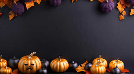 halloween with pumpkin background, background with pumpkin, halloween with copy space background