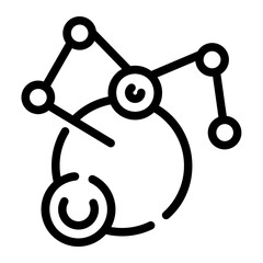 molecule Line Icon