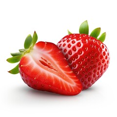 strawberry isolated on white background