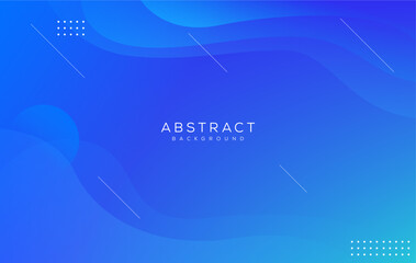 abstract blue background with lines and waves