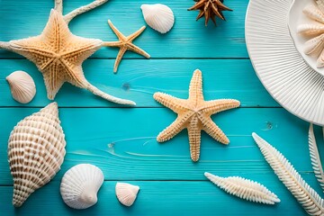 starfish and seashells