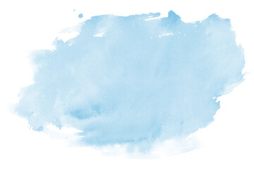watercolor blue sky background. watercolor background with clouds.