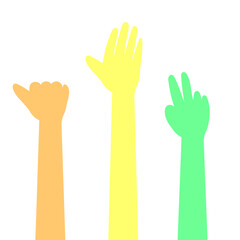 International Youth Day Hand