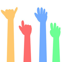 International Youth Day Hand