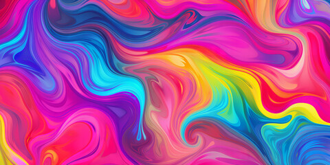 Obraz premium rainbow marble seamless pattern, rainbow color marble pattern, vibrate colors