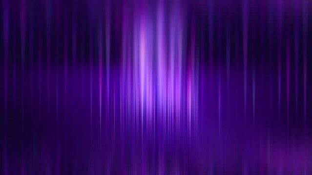 Blurred gradient lines light beams in motion. Blue purple abstract decorative background. Seamless abstract video loop animation backdrop.