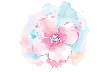Vector, colorful, Floral design, Watercolor Painting, Flower, Logo, Color Scheme, Artificial Flower, Hue, Wreath transparent background PNG clipart