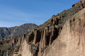Exploring the beautiful Palca Canyon, a natural sight in the surroundings of La Paz, Bolivia - Traveling South America
