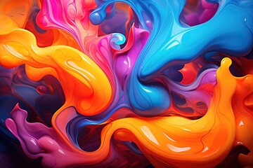 Obraz premium Fluid Color Symphony