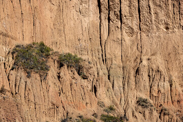 Exploring the beautiful Palca Canyon, a natural sight in the surroundings of La Paz, Bolivia - Traveling South America - close up