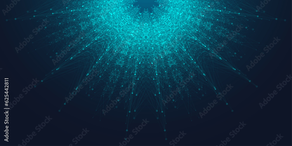 Poster virtual global internet connection metaverse with a new experience in metaverse virtual reality tech