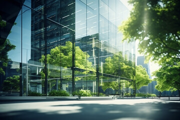 Fototapeta na wymiar vertical forest apartment building with gardens