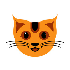 Cat Face Illustration
