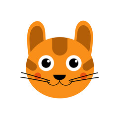 Cat Face Illustration